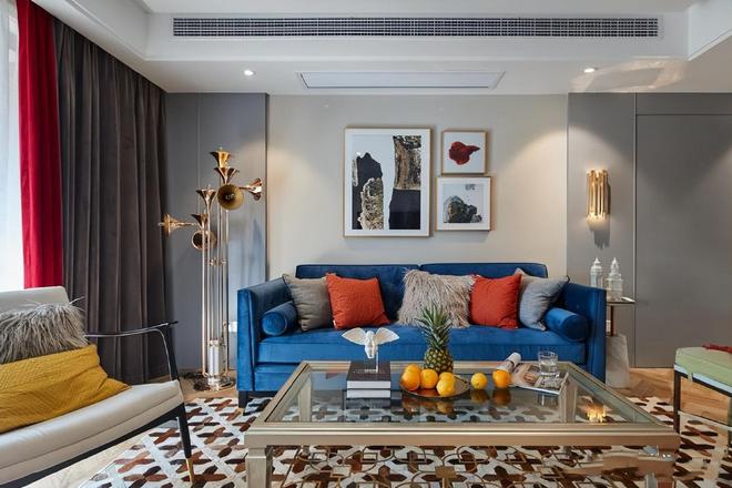 现代风的家居设计大胆的色彩搭配漂亮又时尚值得借鉴和学习(图3)