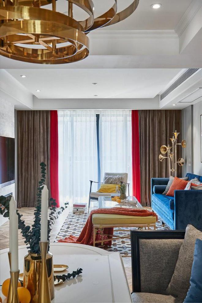 现代风的家居设计大胆的色彩搭配漂亮又时尚值得借鉴和学习(图5)