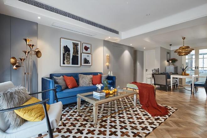 现代风的家居设计大胆的色彩搭配漂亮又时尚值得借鉴和学习(图6)