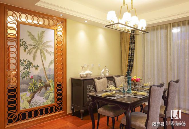 kaiyun入口：温馨雅致：现代美式软装设计案例精选(图4)