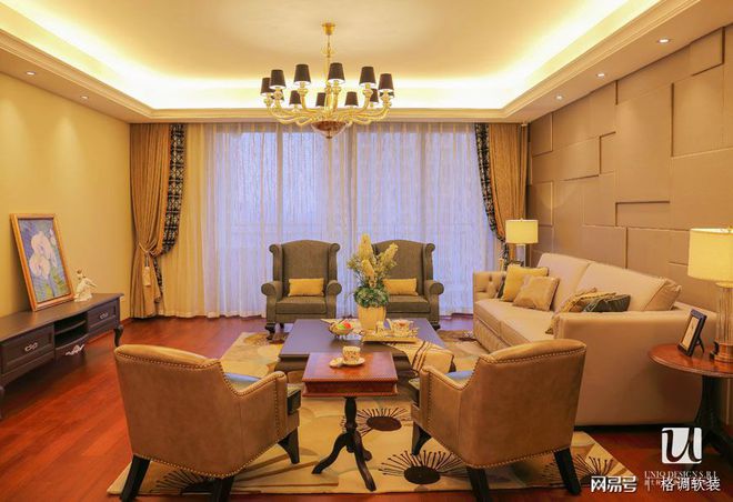 kaiyun入口：温馨雅致：现代美式软装设计案例精选(图3)