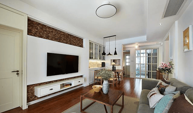 kaiyun网站：晒晒90㎡婚房3个月花11万设计媳妇：新家很满意！(图2)