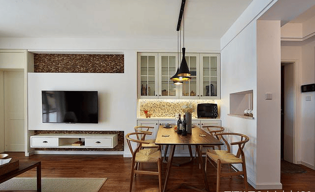 kaiyun网站：晒晒90㎡婚房3个月花11万设计媳妇：新家很满意！(图6)