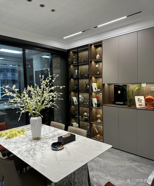 顺辉瓷砖·岩板品质装修实例｜现代家居设计演绎简约生活美学(图3)