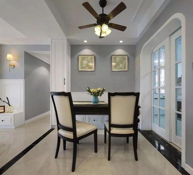 118平小美式三居简约装修却舒适满分打造理想家居生活！(图3)