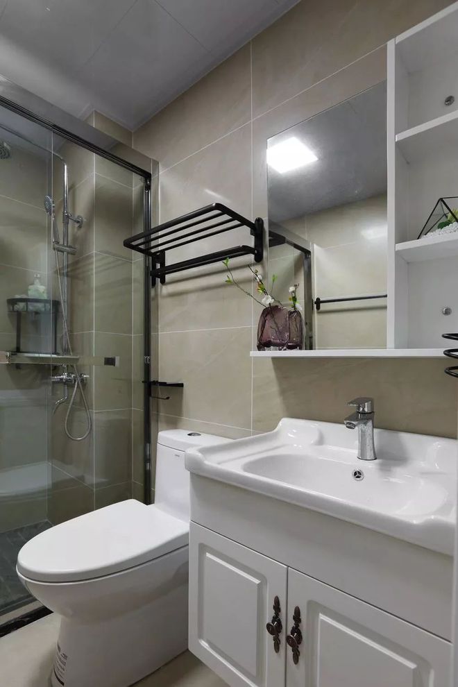 118平小美式三居简约装修却舒适满分打造理想家居生活！(图10)