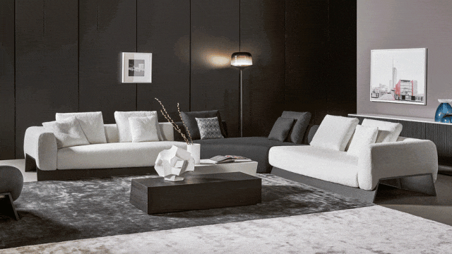 剪刀石头布家居BONALDO一眼倾心！这才是大平层想要的大师设计(图4)