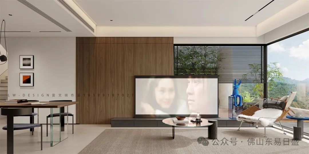 【云山诗意】160㎡三室两厅现代简约风设计自然元素和现代设计的完美融合!(图3)