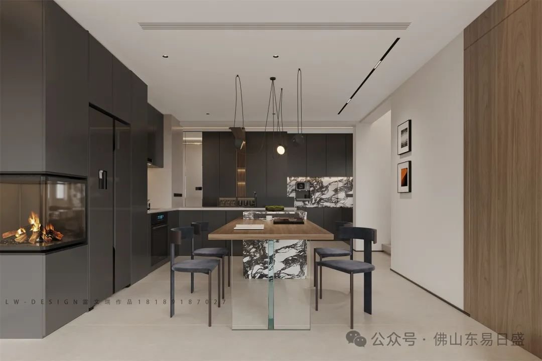 【云山诗意】160㎡三室两厅现代简约风设计自然元素和现代设计的完美融合!(图6)