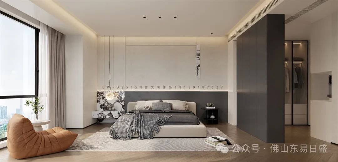 【云山诗意】160㎡三室两厅现代简约风设计自然元素和现代设计的完美融合!(图8)