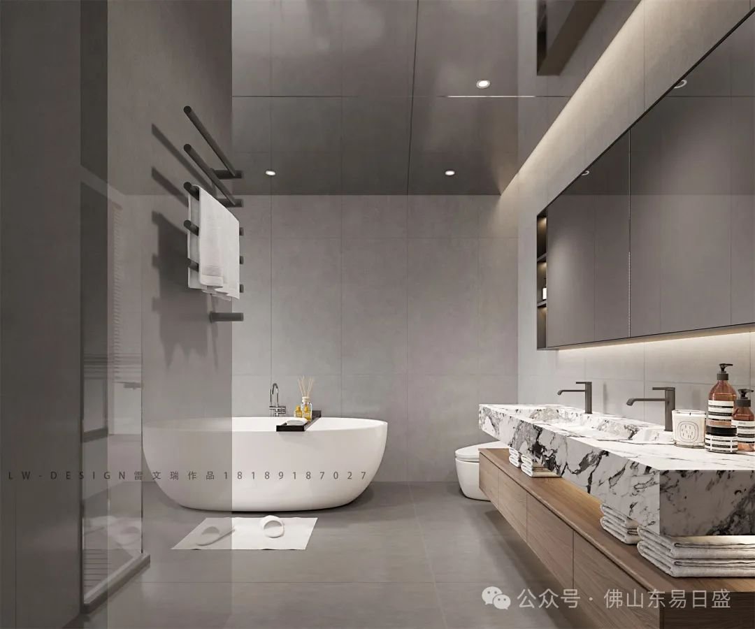 【云山诗意】160㎡三室两厅现代简约风设计自然元素和现代设计的完美融合!(图9)