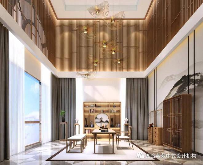 刘毅总茶室新中式设计展现空间美感(图3)