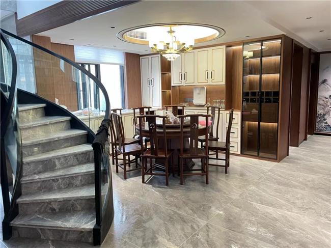 顺辉瓷砖·岩板品质装修实例新中式家居设计典雅的东方住宅