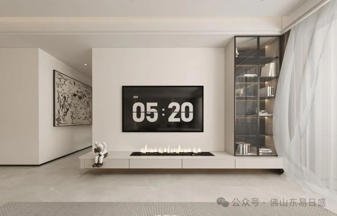 【东田丽园】125平方米简约风设计小户型显大首选黑白灰!(图3)