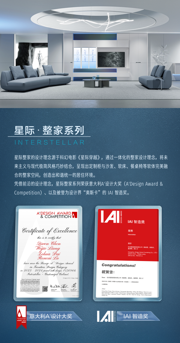 顾家家居星际整家系列获设计界“奥斯卡”创新设计引领家居生活新潮流(图1)