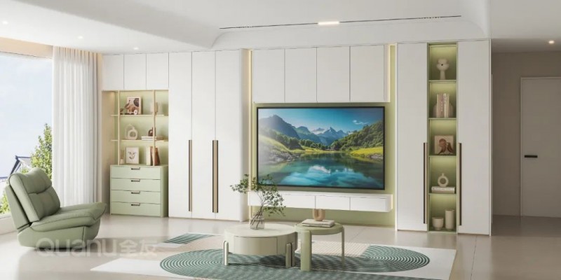 kaiyun：全友家居案例丨109㎡治愈系三居全是实用小心机！(图3)