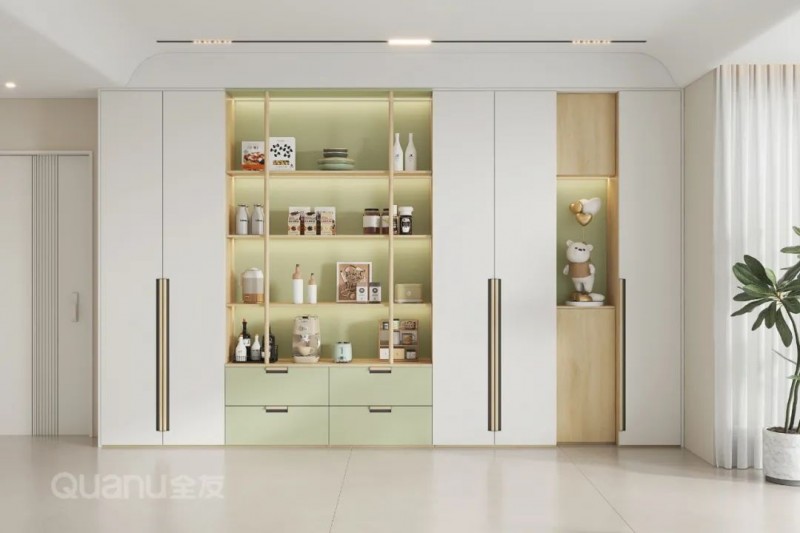 kaiyun：全友家居案例丨109㎡治愈系三居全是实用小心机！(图5)