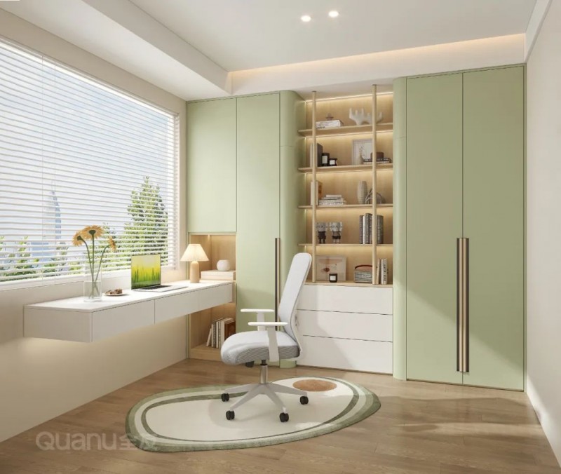 kaiyun：全友家居案例丨109㎡治愈系三居全是实用小心机！(图11)