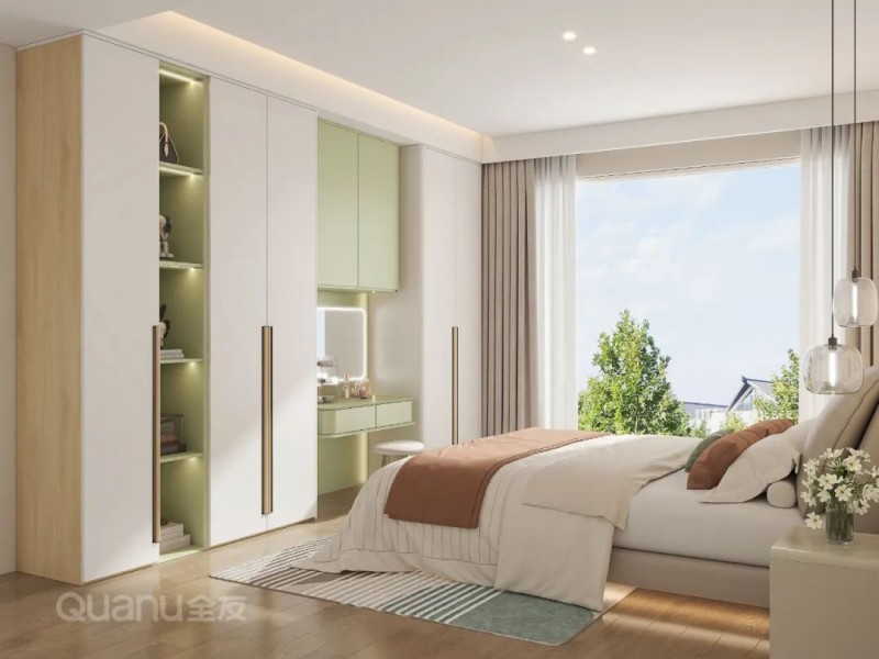 kaiyun：全友家居案例丨109㎡治愈系三居全是实用小心机！(图7)