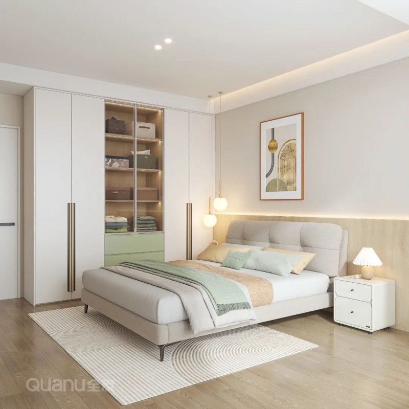 kaiyun：全友家居案例丨109㎡治愈系三居全是实用小心机！(图9)