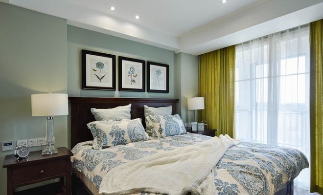 参观朋友简约美式设计全屋用色大胆优雅不失灵动(图6)