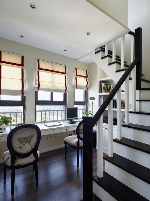 参观朋友简约美式设计全屋用色大胆优雅不失灵动(图10)