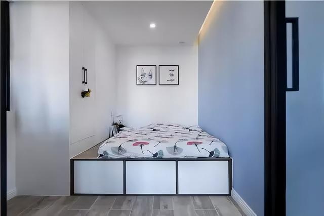 以蓝色作为主色调打造简约又优雅的67平小户型二居室(图7)