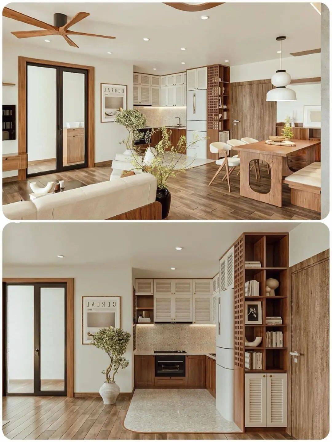 哇~开放式+地台床100㎡小家秒变150㎡(图5)