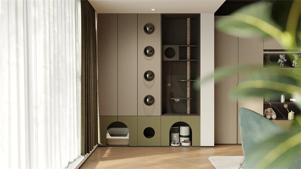 kaiyun网站：顾家发布“人宠快乐屋”：宠物视角下的家居设计创新(图5)