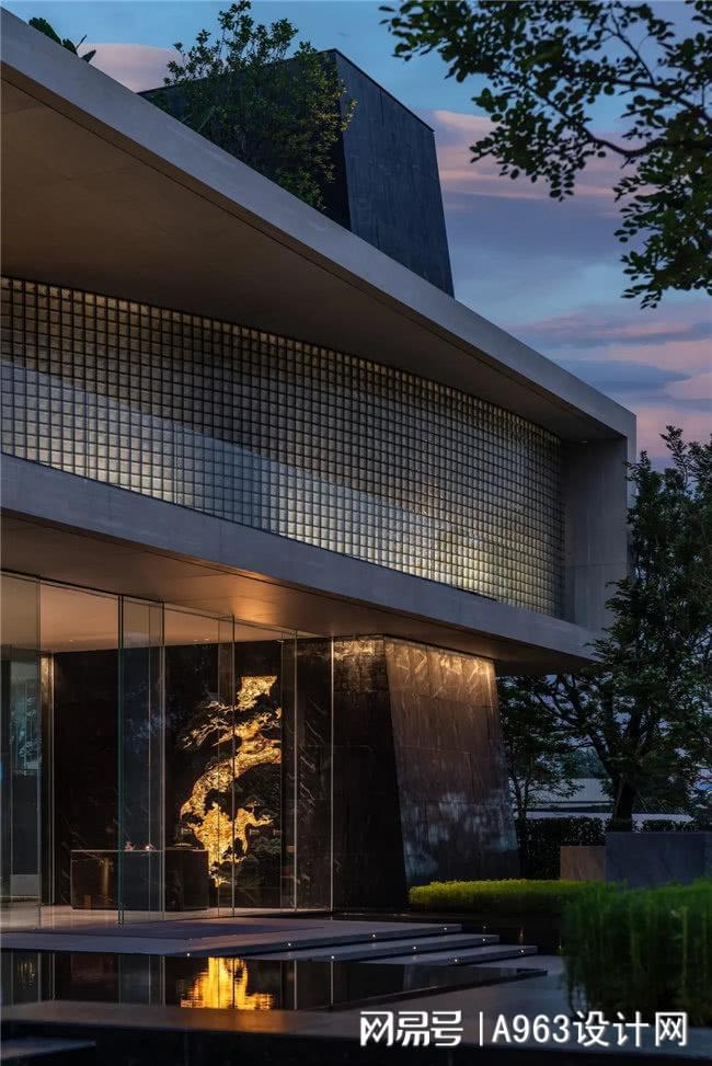 kaiyun入口：DAS大森设计890㎡营销中心：中海大境林中森邸(图3)