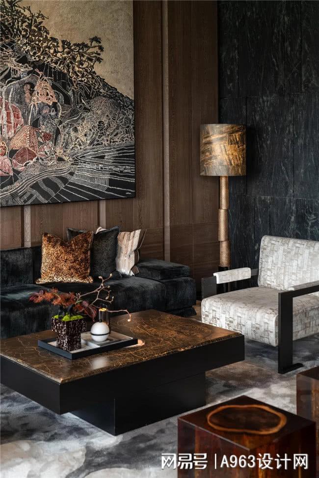 kaiyun入口：DAS大森设计890㎡营销中心：中海大境林中森邸(图18)