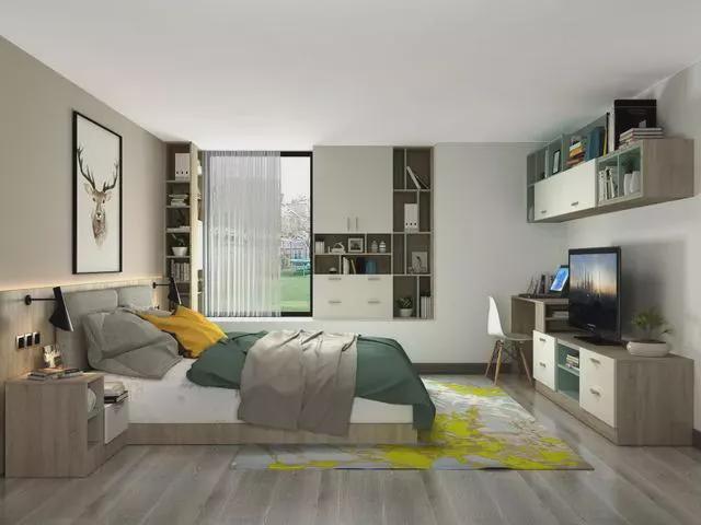 卧室设计搭配成这样怎么可能还会睡不好！(图6)