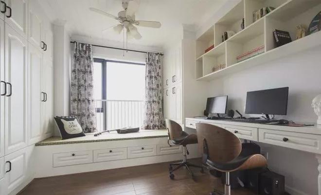 小清新的美式风小户型客厅沙发背后就应该这样设计！(图10)