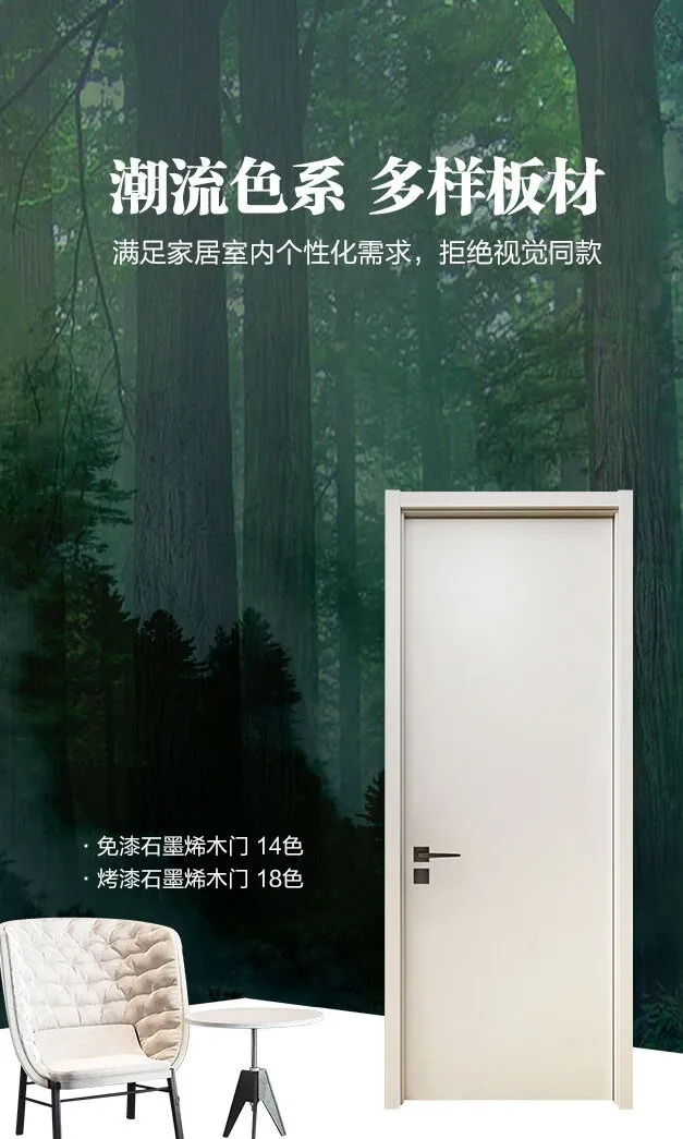 kaiyun网站：海尔全屋家居木门新品丨石墨烯木门全功能超级新材引领新潮流(图4)