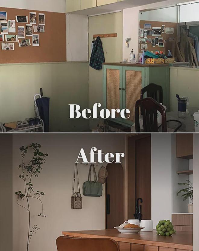 年轻人56平温馨原木调小家让人多巴胺上升的轻中古小家顺利落成