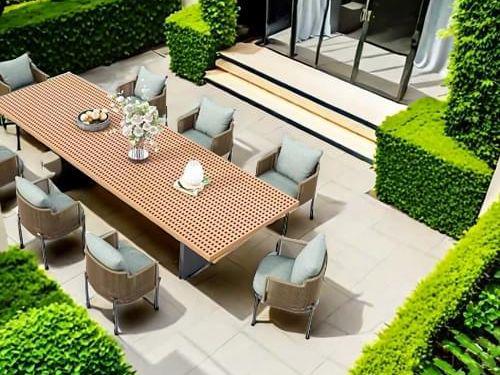 盘点户外休闲桌椅的材质、设计、应用场景的特点(图3)