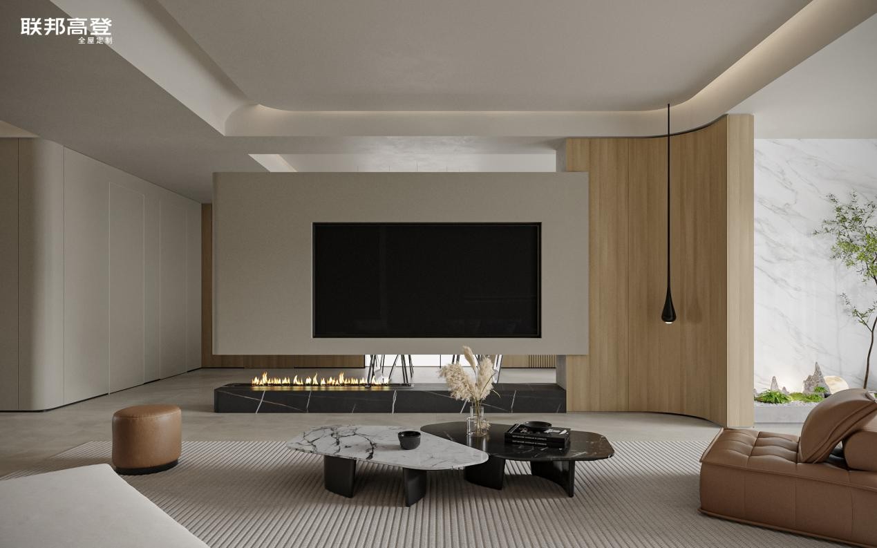 联邦高登整屋高定装修优雅书写生活的张弛