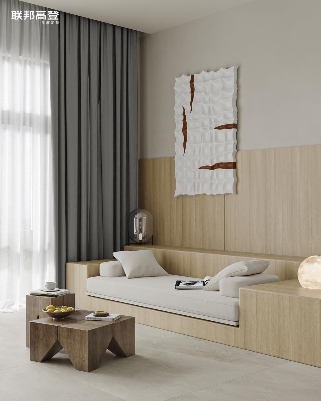 联邦高登整屋高定装修优雅书写生活的张弛(图6)