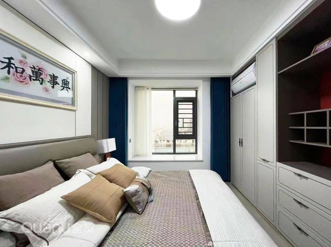 全友样板间案例135㎡简雅新中式一眼爱上东方美学!(图6)