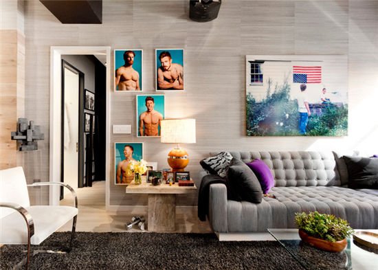 93平斑斓生活温度现代混搭风两居室(图2)