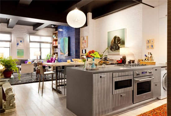 93平斑斓生活温度现代混搭风两居室(图3)