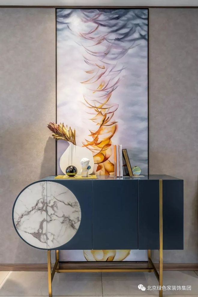 kaiyun网站：绿色家装饰｜125㎡轻奢风装修精致舒适！