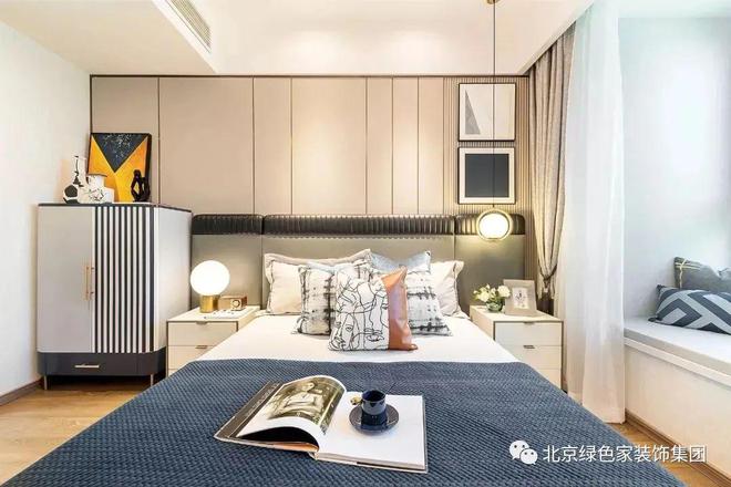 kaiyun网站：绿色家装饰｜125㎡轻奢风装修精致舒适！(图6)