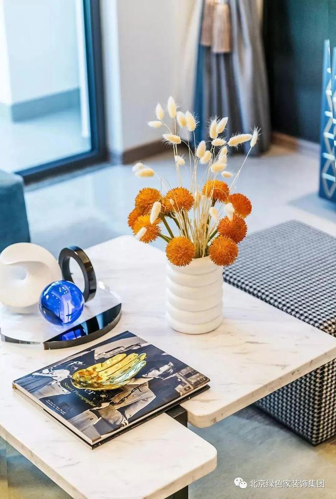 kaiyun网站：绿色家装饰｜125㎡轻奢风装修精致舒适！(图4)