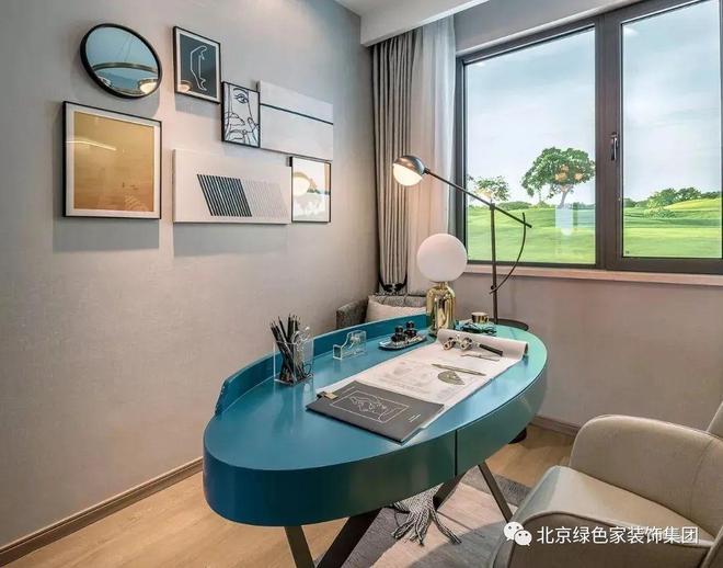 kaiyun网站：绿色家装饰｜125㎡轻奢风装修精致舒适！(图9)