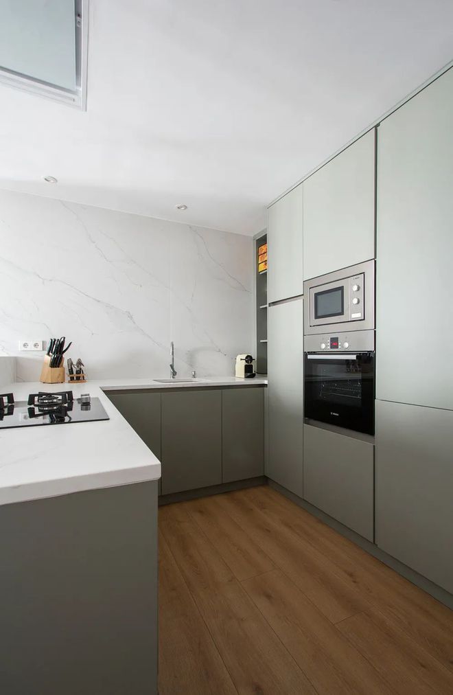 惊艳！自带高级感的厨房橱柜设计！(图8)