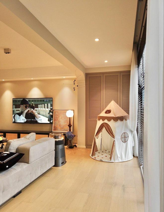 138平的复古美式风格打造摩登慵懒的氛围感