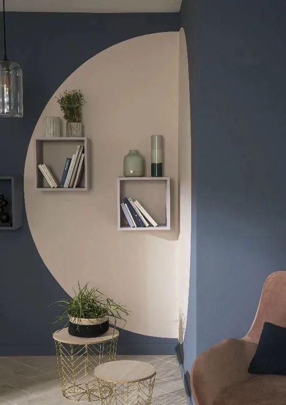 kaiyun：简约不应只有单调这14种拼接方法才是乳胶漆的正确打开方式！(图6)