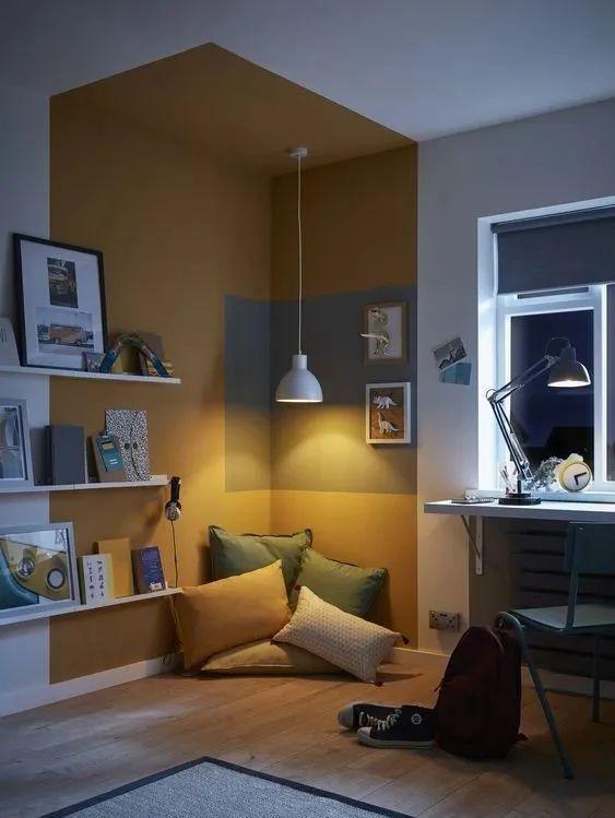 kaiyun：简约不应只有单调这14种拼接方法才是乳胶漆的正确打开方式！(图8)