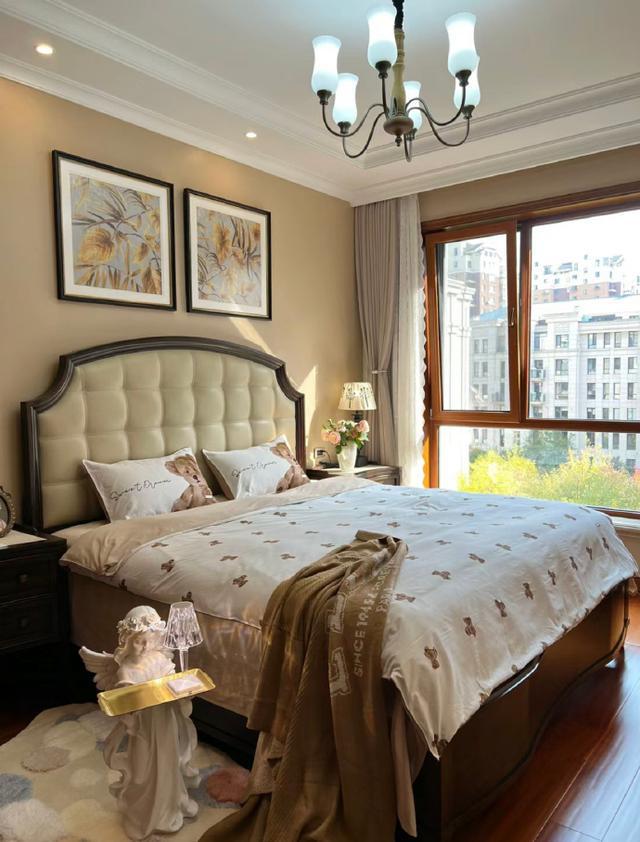 发现一户人家的家火了！装修那叫一个高级尤其卧室衣柜太豪气(图8)